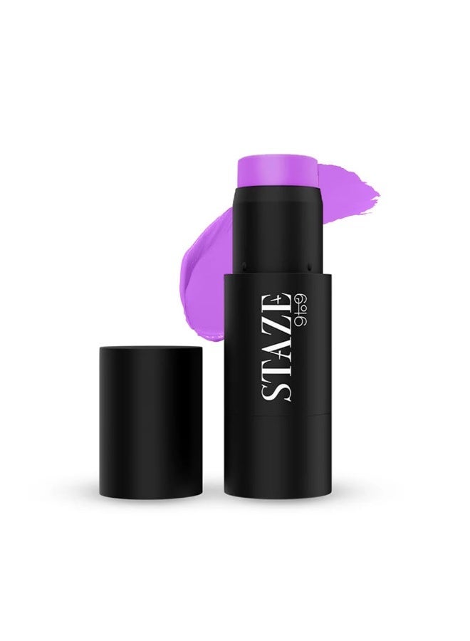 Staze 9to9 Cheek Me Out Multipurpose Blush Stick Tint | On The Go Lip + Cheek + Eye Makeup | Highly Pigmented + Blendable | 12Hrs Long Stay | Natural, Creamy Finish | Travel-Friendly | 04 Tease | 6g - Image 1
